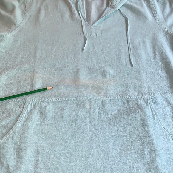 Drawstrings of Malibu Cotton Baja Tunic Cover Up - Picture 9 of 10